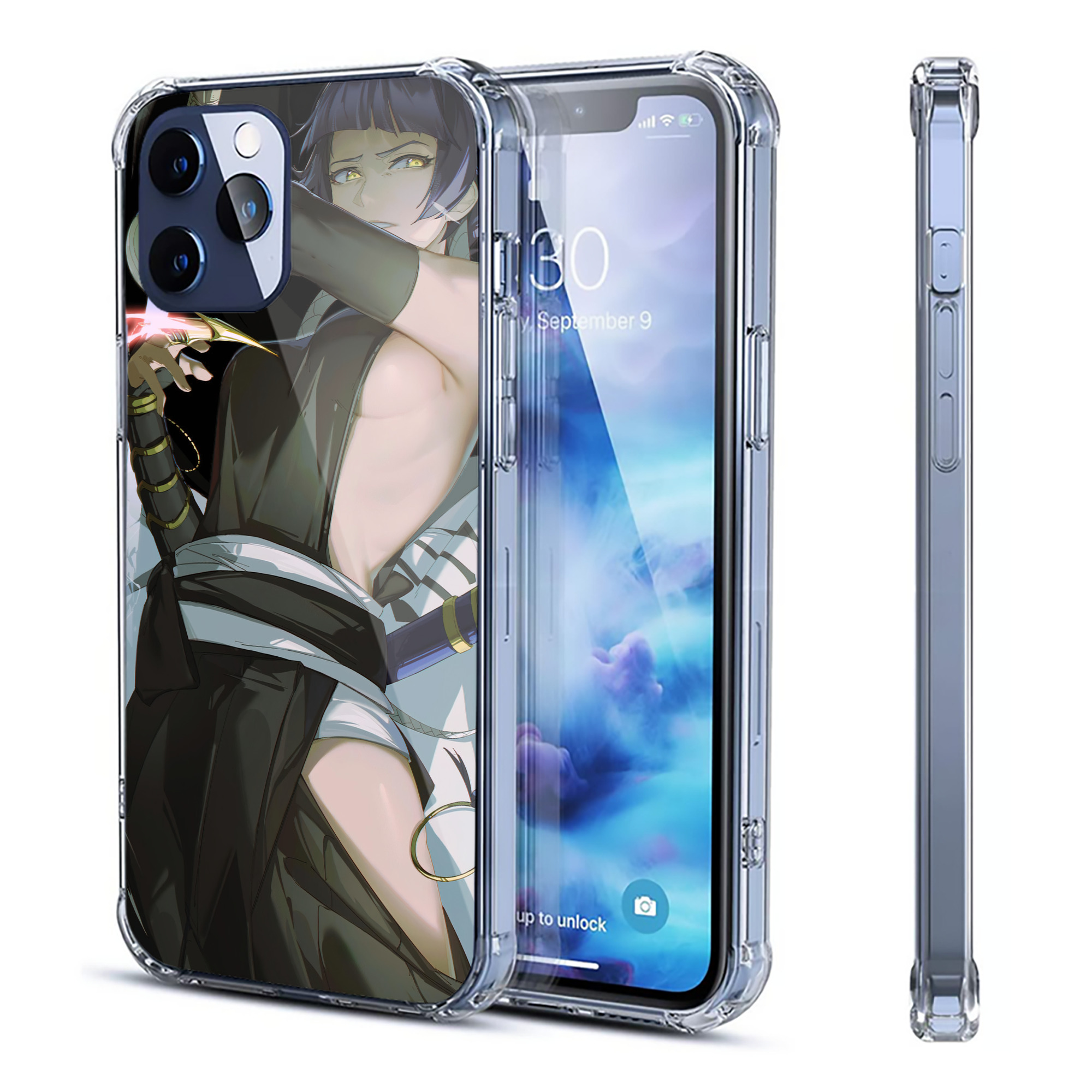 （画像用） ブリーチ BLEACH 【iPhone 12シリーズ対応】透明スマホケース（クリアソフトケース）